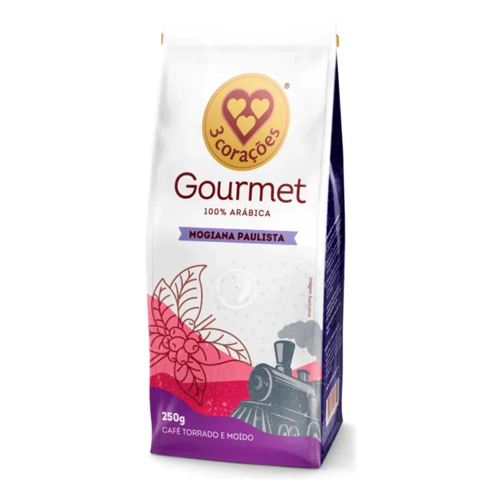 Café Torrado e Moído Mogiana Paulista Gourmet Três Corações 250g