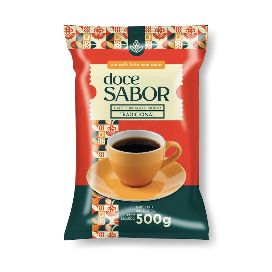 Café Torrado e Moído Tradicional em Pó 500g Econômico