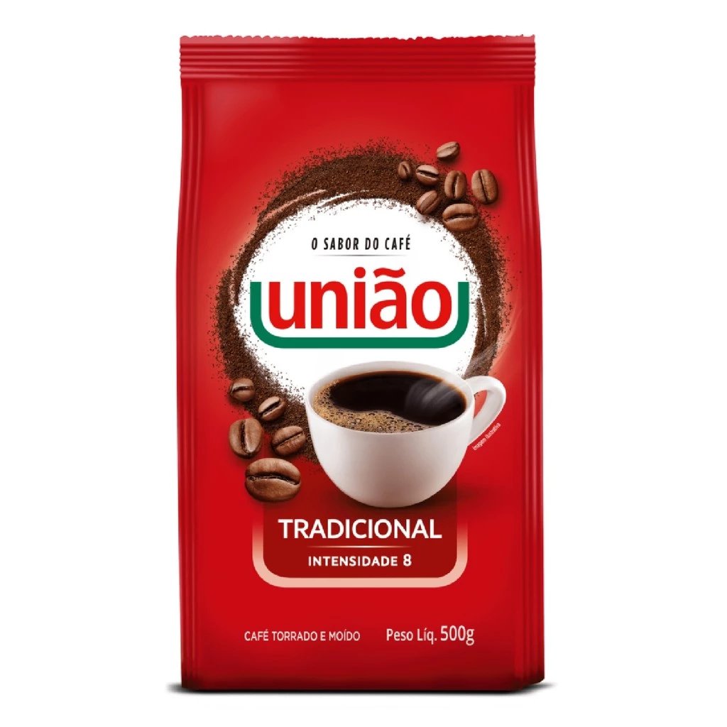 Café Torrado e Moído Tradicional União 500g Pouch