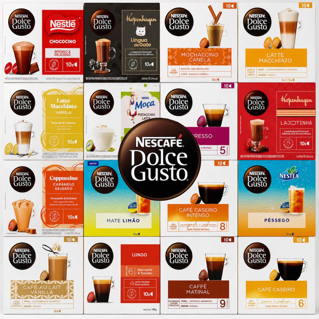 Caixa Café Nescafé Dolce Gusto Nestlé 10 Cápsulas
