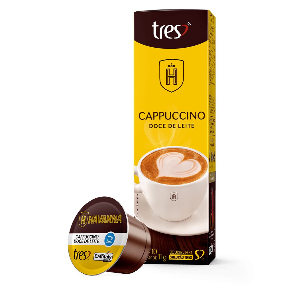 Cápsula de Cappuccino Doce de Leite Havanna TRES