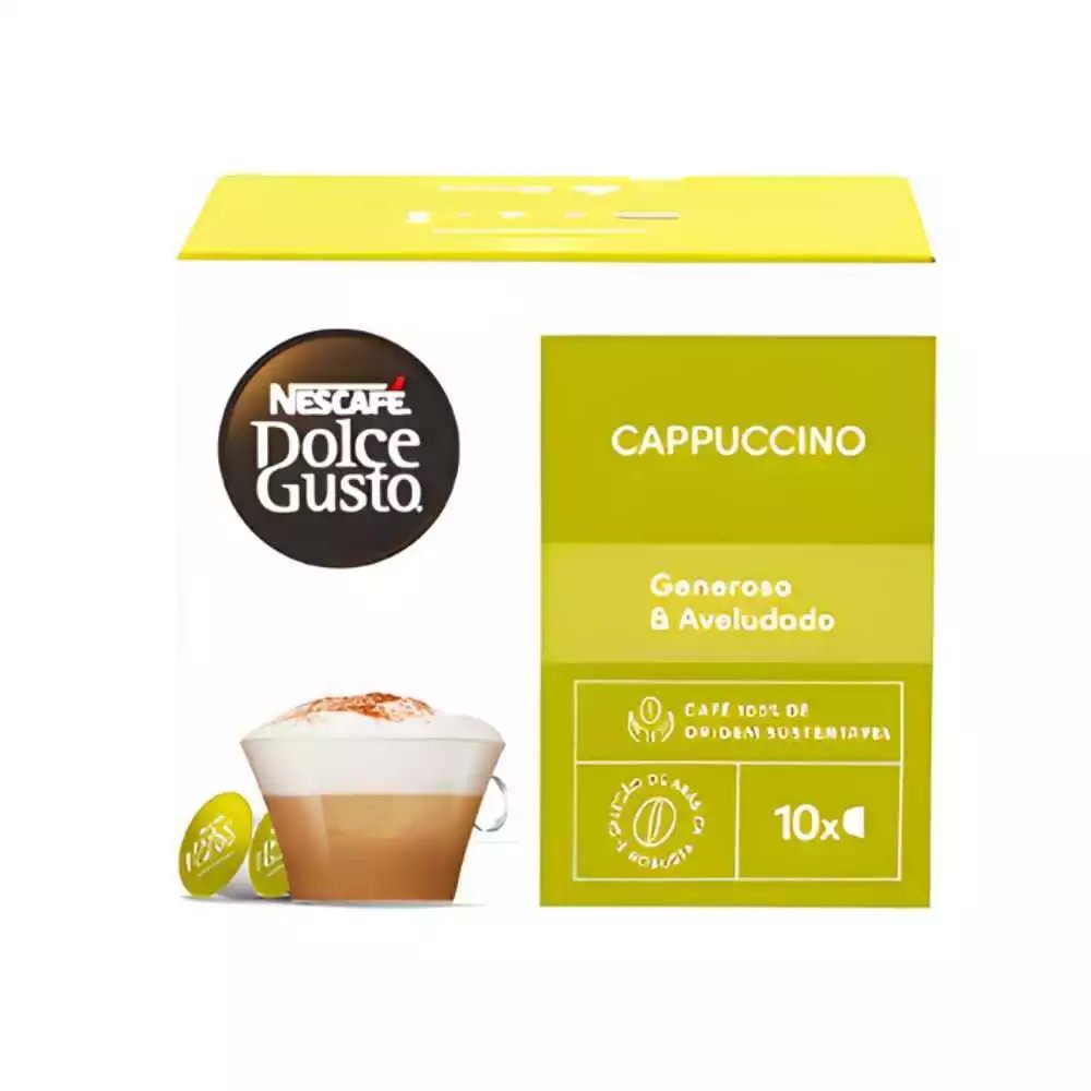 Cápsulas Nescafé Dolce Gusto Cappuccino Nestlé 1 Caixa 10un