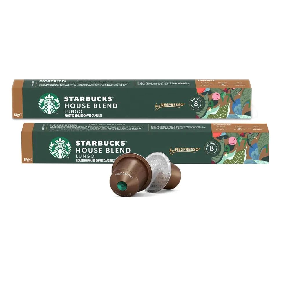 Kit 20 Cápsulas Café Starbucks House Blend Nespresso Nestlé